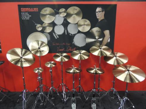 The unveiling of the Modern 602 Essentials at Paiste's NAMM booth this week
