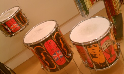 Some toms from Keith Moon's famous "Pictures of Lily" Premier kit.