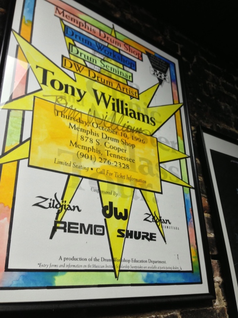 A promo poster from a clinic Tony did at MDS.